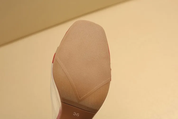 

2020 Women Shoes fashion Summer Rhinestone transparent High thin heels party dress female Open toe Sandals