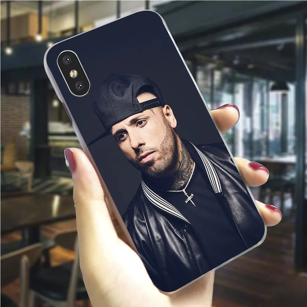 Ультратонкий чехол для телефона Nicky Jam Rapper iPhone 6 Plus Чехол 7 XR X 8 5 6S 5S SE 11 Pro Xs