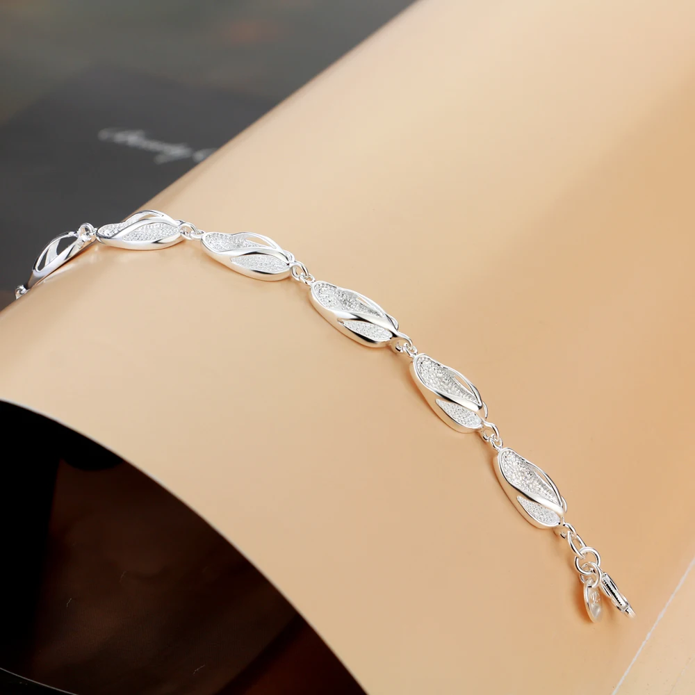 Женский браслет из серебра 925 пробы 19 см|bracelet silver sterling 925|silver 925bracelet women |