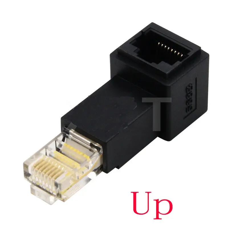 Многоугловой удлинитель RJ45 Cat 5e штекер-гнездо сеть Lan Ethernet | Компьютеры и офис