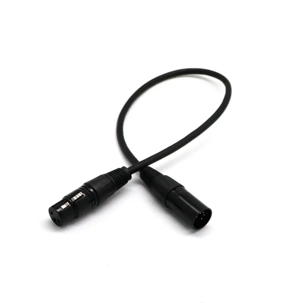 Адаптер-коннектор XLR с 5 штырьковыми штырьками на 3 сбалансированный кабель DMX