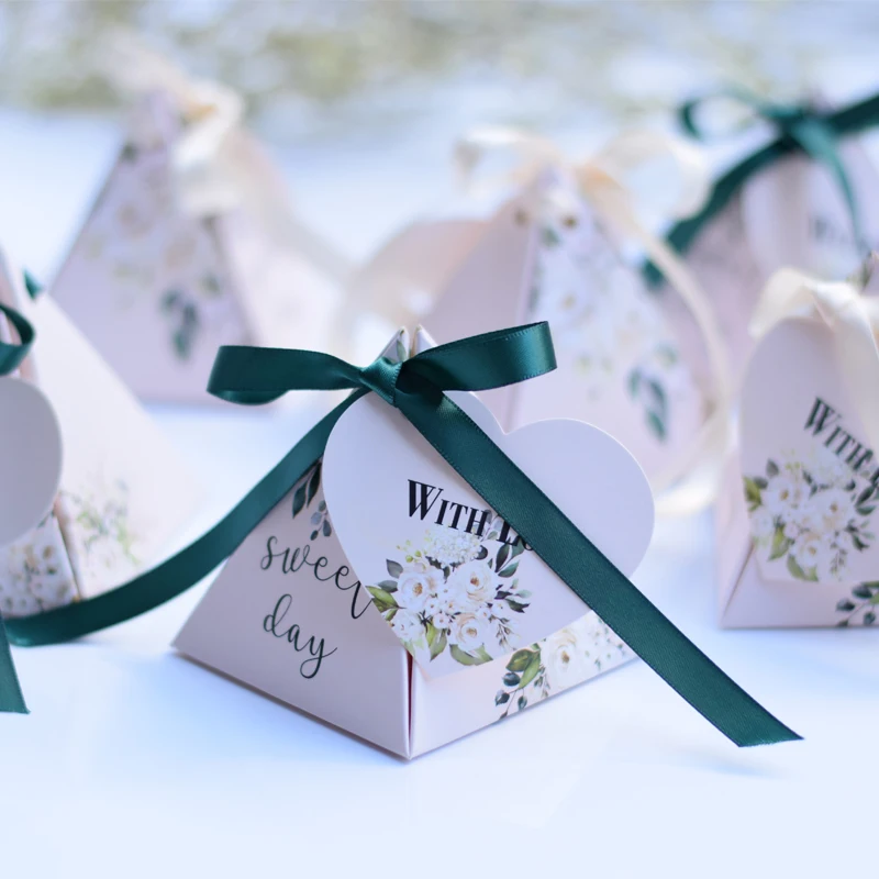 Sweets Paper Candy Box Wedding Favors for Guests Table Decor Gift Boxes Packaging Birthday Baby Shower Party Decoration Supplies | Дом и сад