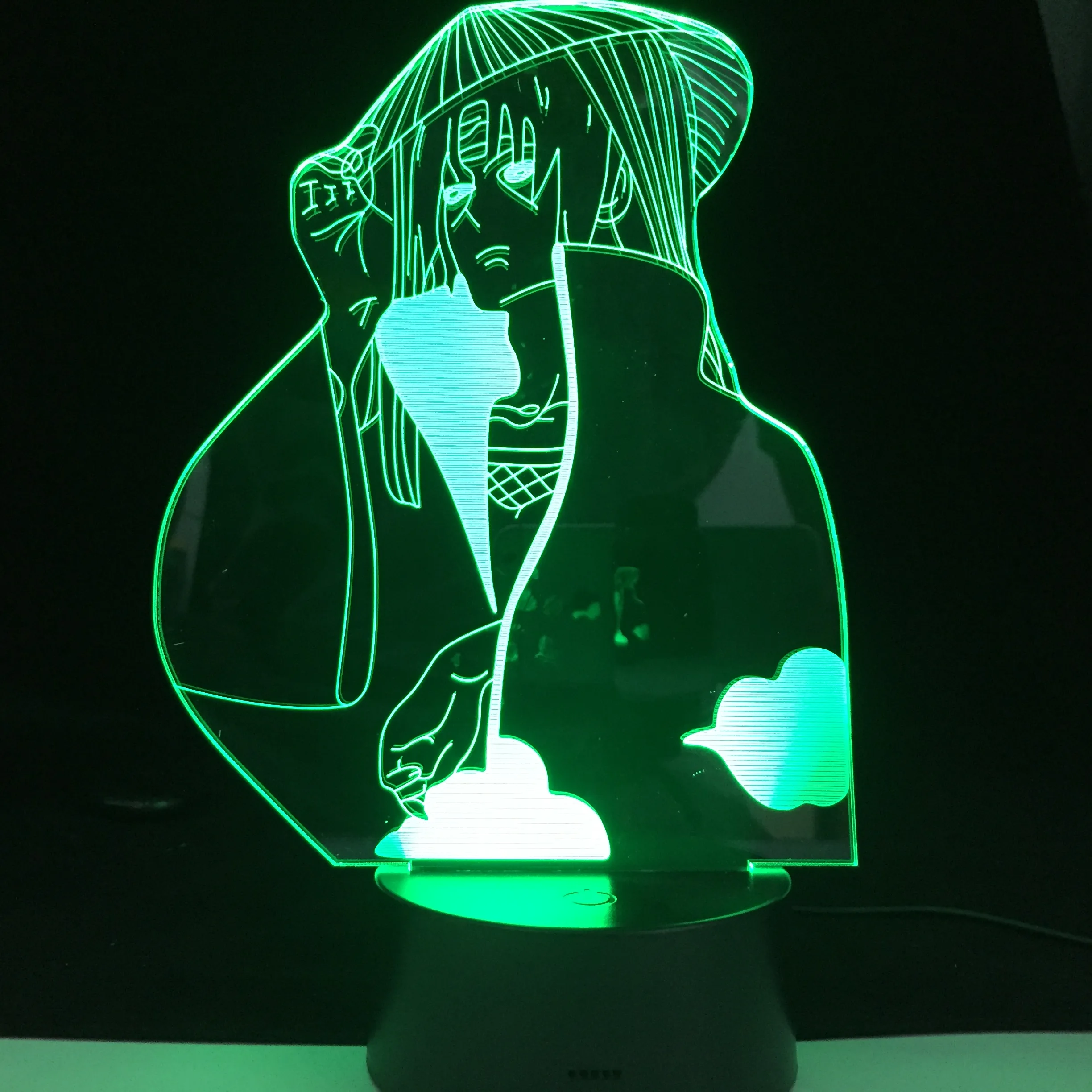 Ночсветильник Akatsuki с 3D светодиодной иллюзией меняющийся подарок на день