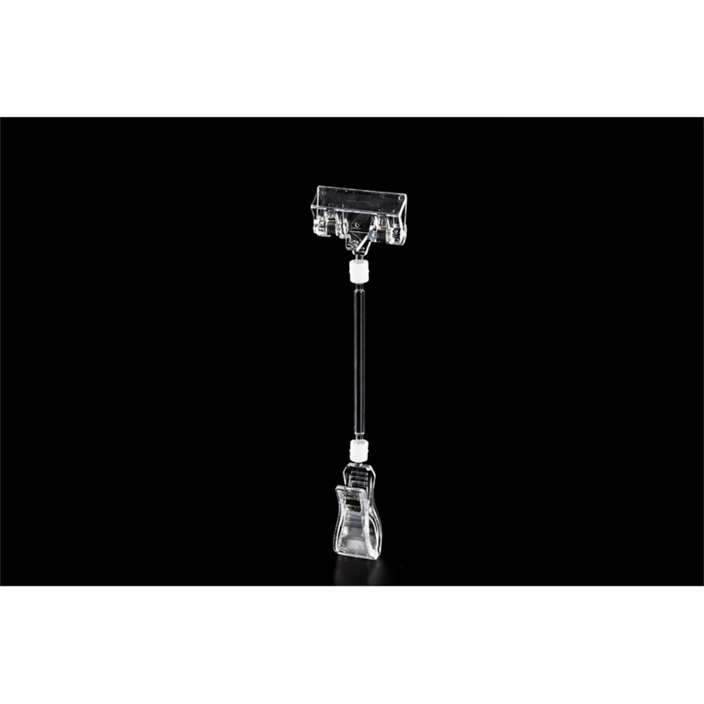 

Вращающийся популярный зажим для цены на полку, подвесная бирка для карт, билета, знака