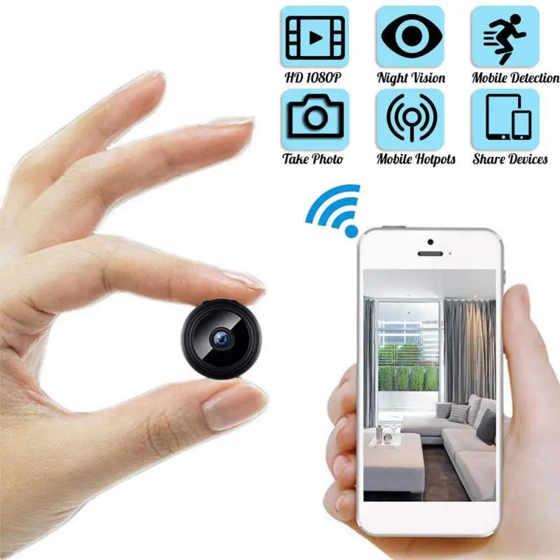 Wireless Mini Camcorder Surveillance Wifi Camera Magnetic 1080P HD IP WIFI Home Security DVR Night Vision | Электроника