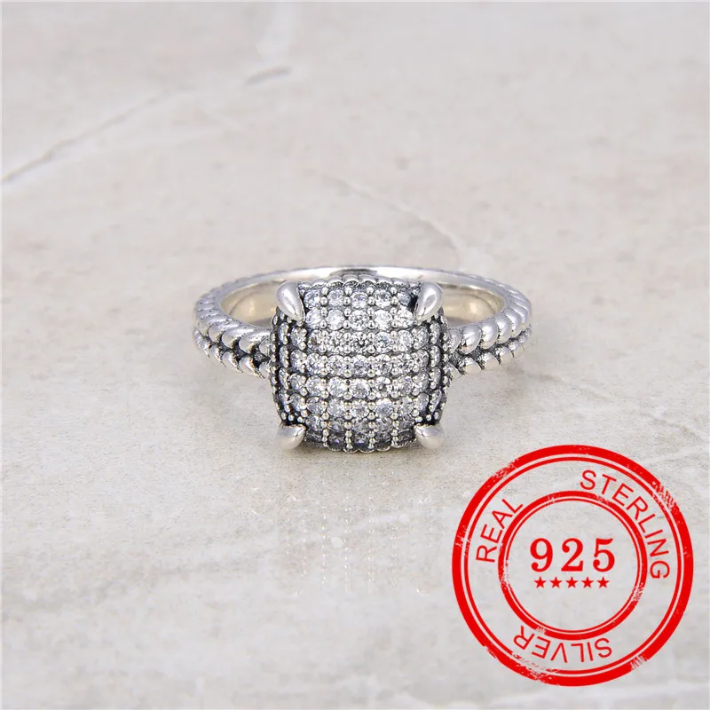 Европейские и американские популярные 925 серебро кольцо циркон инкрустированные