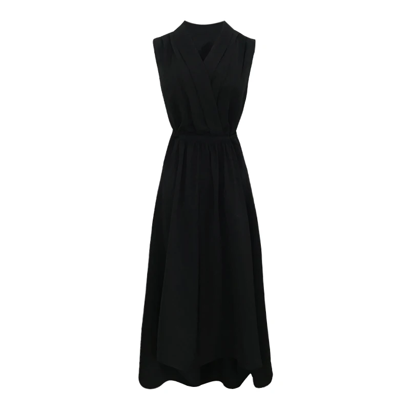 Женское асимметричное платье с запахом элегантное пикантное Повседневное без