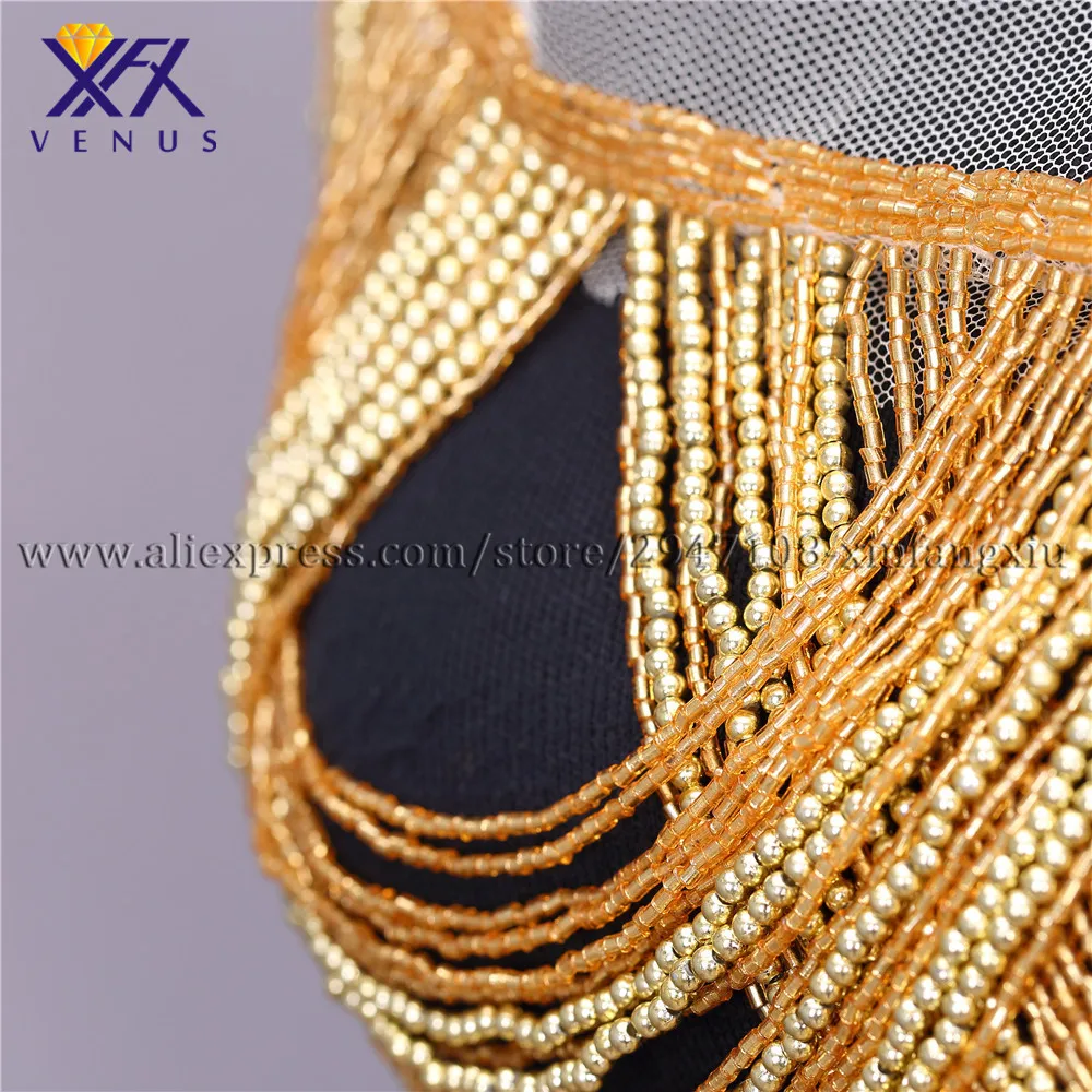 XFX VENUS Горячая Распродажа Новая женская свадебная одежда вышитая кристаллами