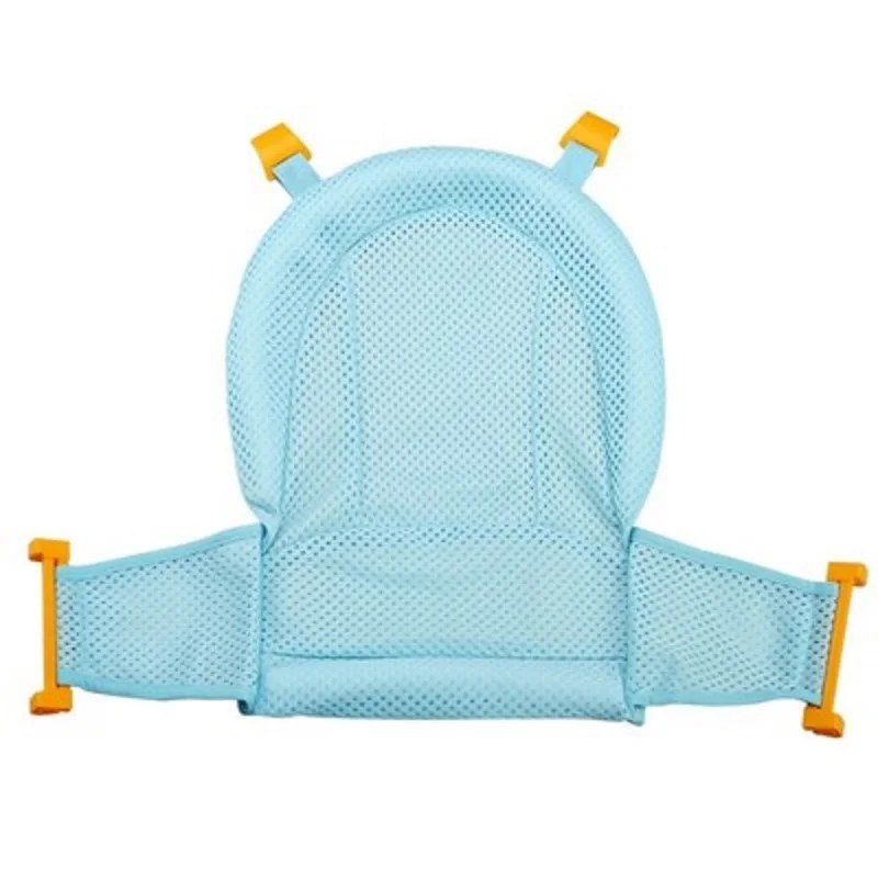 Baby Shower Bath Tub Pad Non-Slip Bathtub Seat Support Mat Newborn Safety Security Cushion Foldable Soft Pillow Mesh for Infant