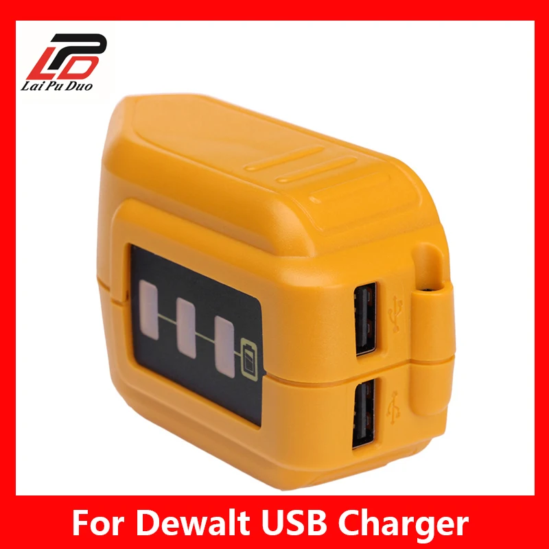DCB090 DCB184 12 В 14,4 в 18 в 20 В Макс USB источник питания для Dewalt DCB090 Беспроводное зарядное устройство USB