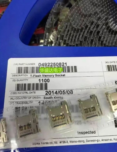

492250821 49225-0821 49225 0821 Micro SD connector