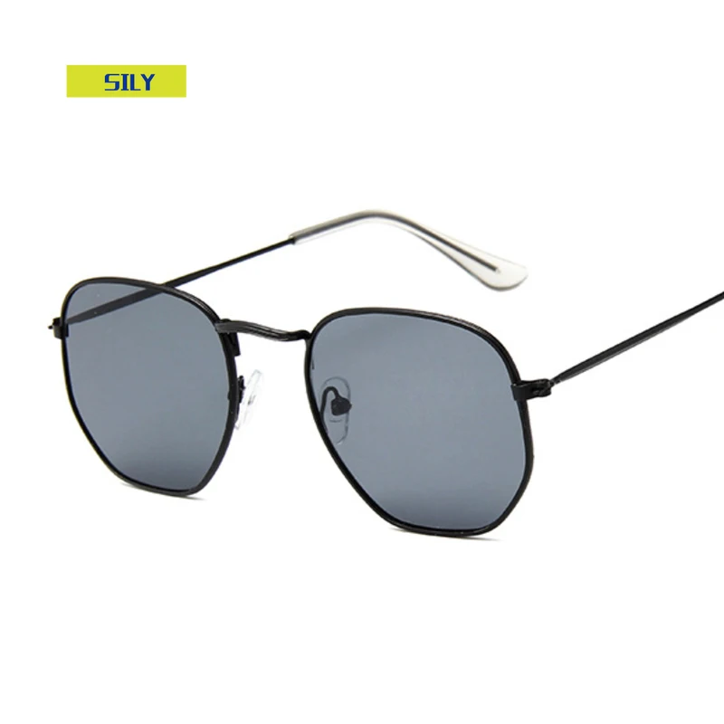 

Small Polygonal Metal Sunglasses Women Brand Designer Vintage Sun Glasses Female Oval Retro Eyewear UV400