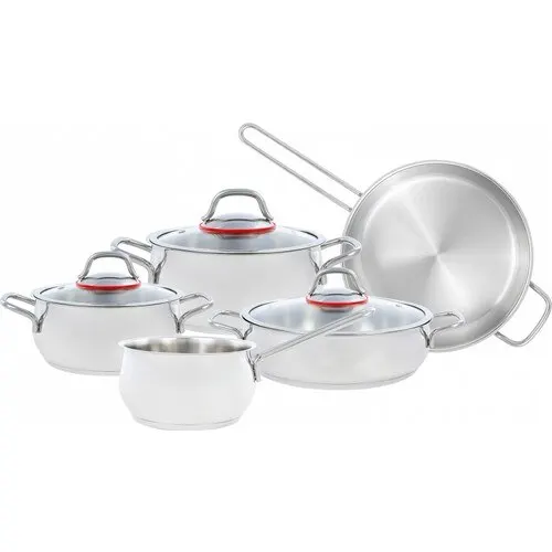 

8 Pieces Steel Cookware Set