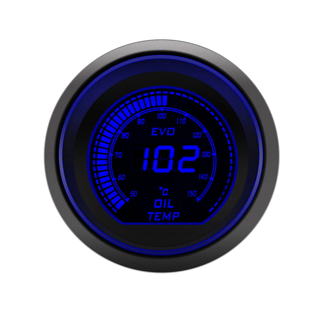 Автомобильный цифровой турбо датчик 52 мм контроллер PSI воды температуры масла