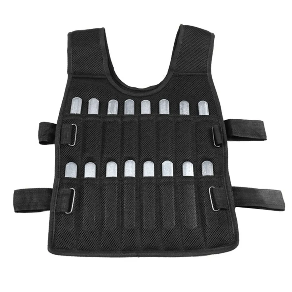 

15kg 20kg 50kg Adjustable Weighted Vest Ultra Thin Breathable Workout Exercise Carrier Vest for Training Fitness Weight-bearing