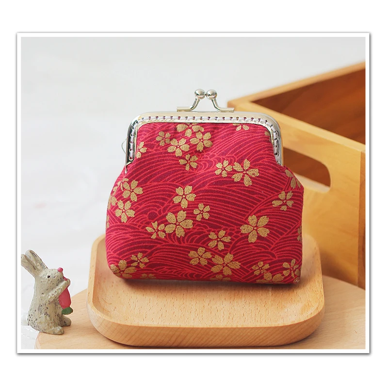 

Dailylike Handmade Coin Metal Frame Bag Material Coin Purse Women Wallet Key Credit Card Holder Making Tools Unfinished