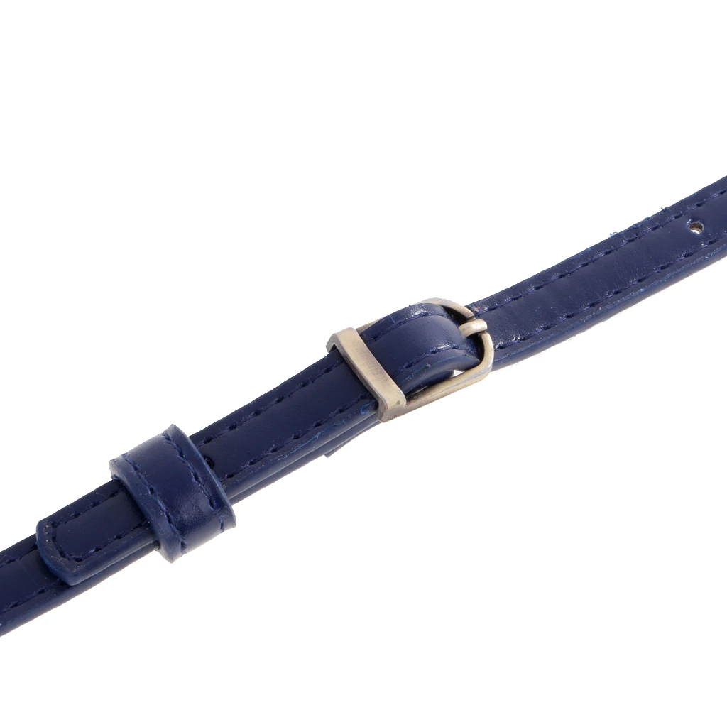 Adjustable PU Leather Crossbody Shoulder Bag Strap Handle Replacement Blue | Дом и сад
