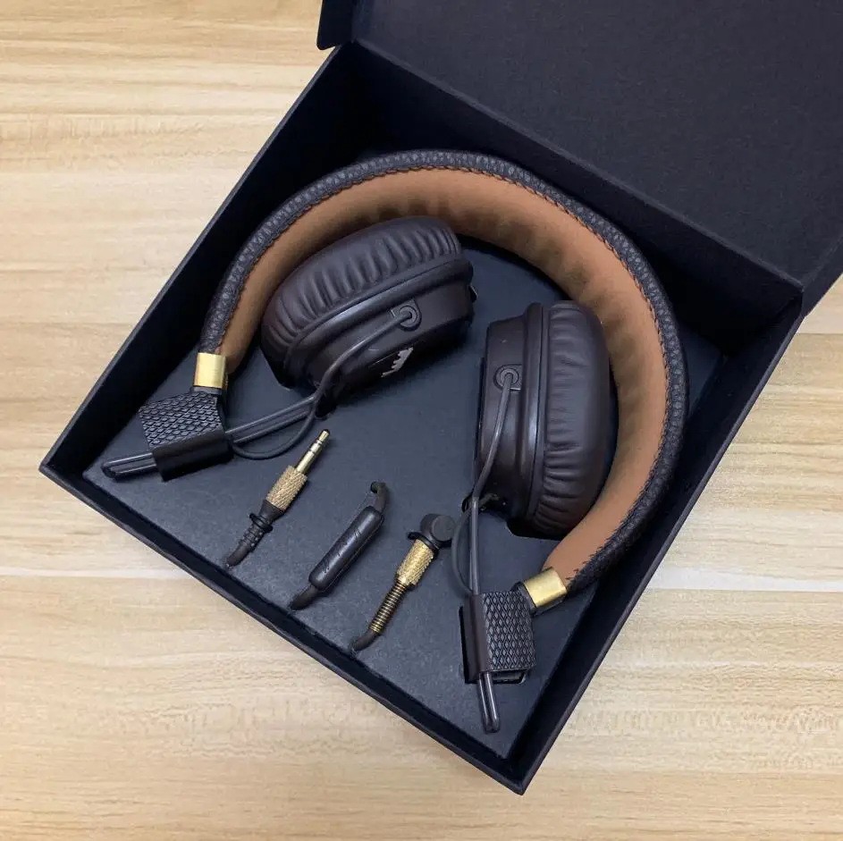 

Major II Bluetooth Headphones Wireless Earphones 2nd Major Headsets gamer black brown For marshall phone PC good quality