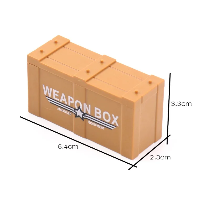 Коробка оружия 2 мировая война военные фигурки MOC аксессуары детали блокировки