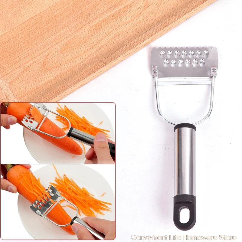 

1pcs Stainless Steel Cucumber Carrot Peeler Planing Grater Kitchen Gadget