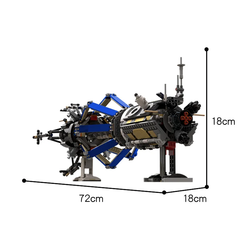 

BuildMoc Technical Ship MOC Movie Spaceship Planetary Drill Ship City Space Station Building Block Bricks Technical Toy For Boys