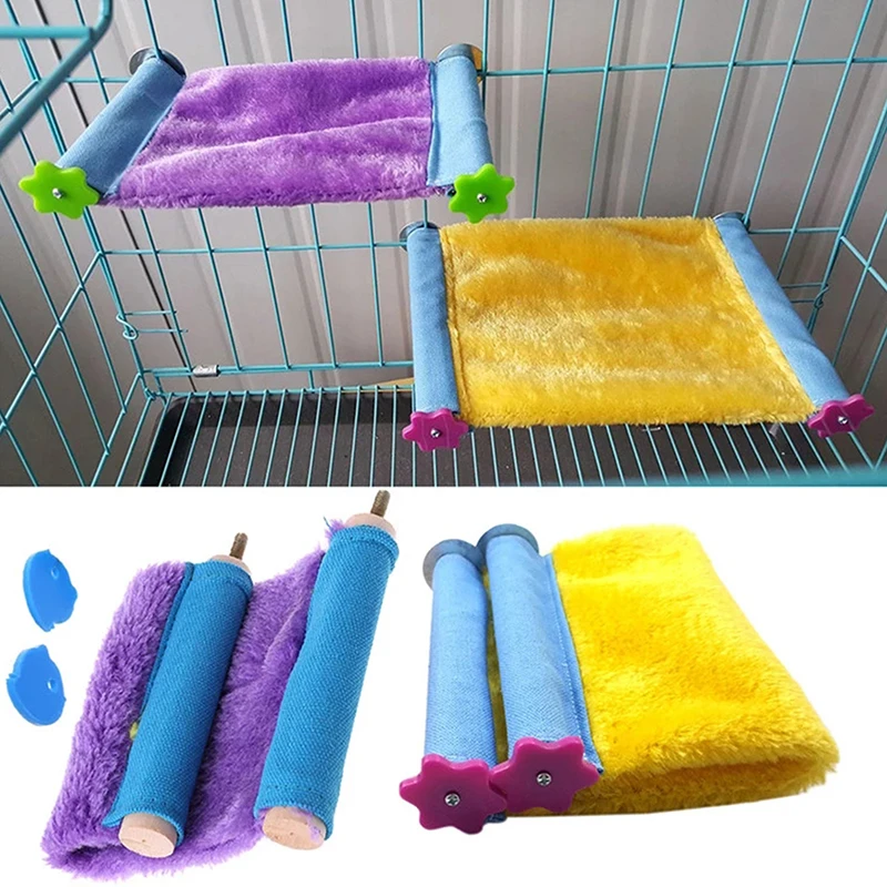 Small Animal Hamster Hammock Comfortable Ferret Toy Guinea Pig Hanging Tunnel Hammock Small Animal Hanging Bed Pet Supplies