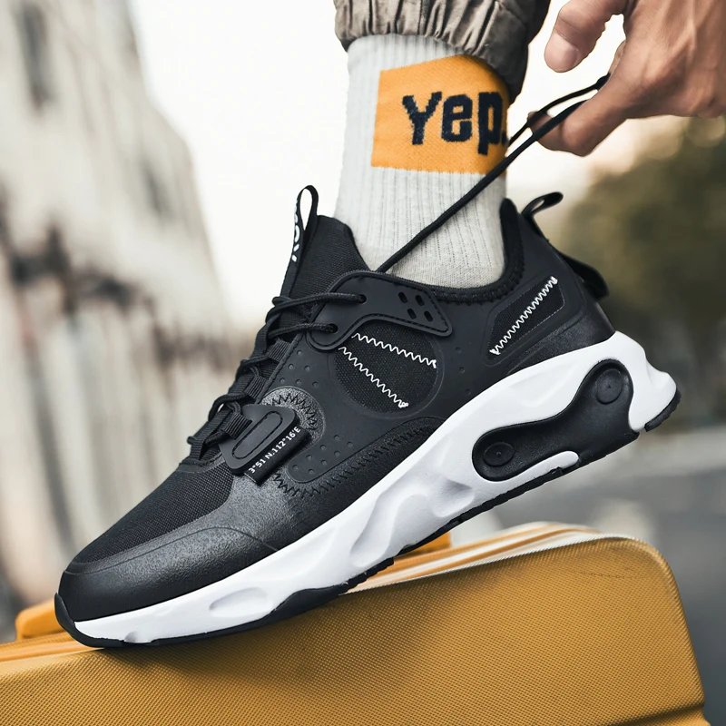 

2021 New Designer Men Running Shoes Lightweight Casual Sneakers Men Breathable Walking Outdoor Sport Shoes Basket Homme Trainers