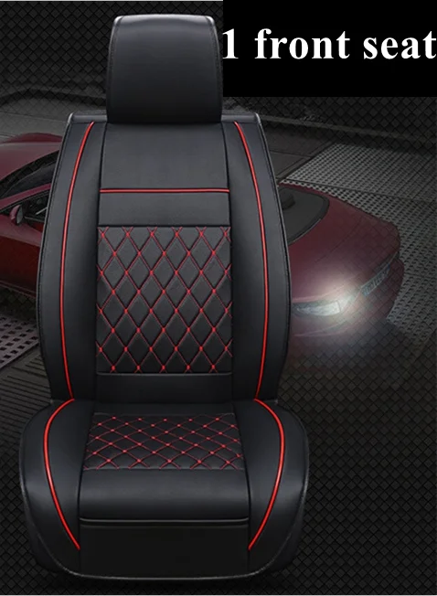 1 frontseat blackred Автомобильный чехол для LADA Vesta Xray Kalina Priora Largus 4x4 Granta Samara 2106 210 Mini Countryman Coupe Clubman автомобильные аксессуары - Название цвета: 1 frontseat blackred