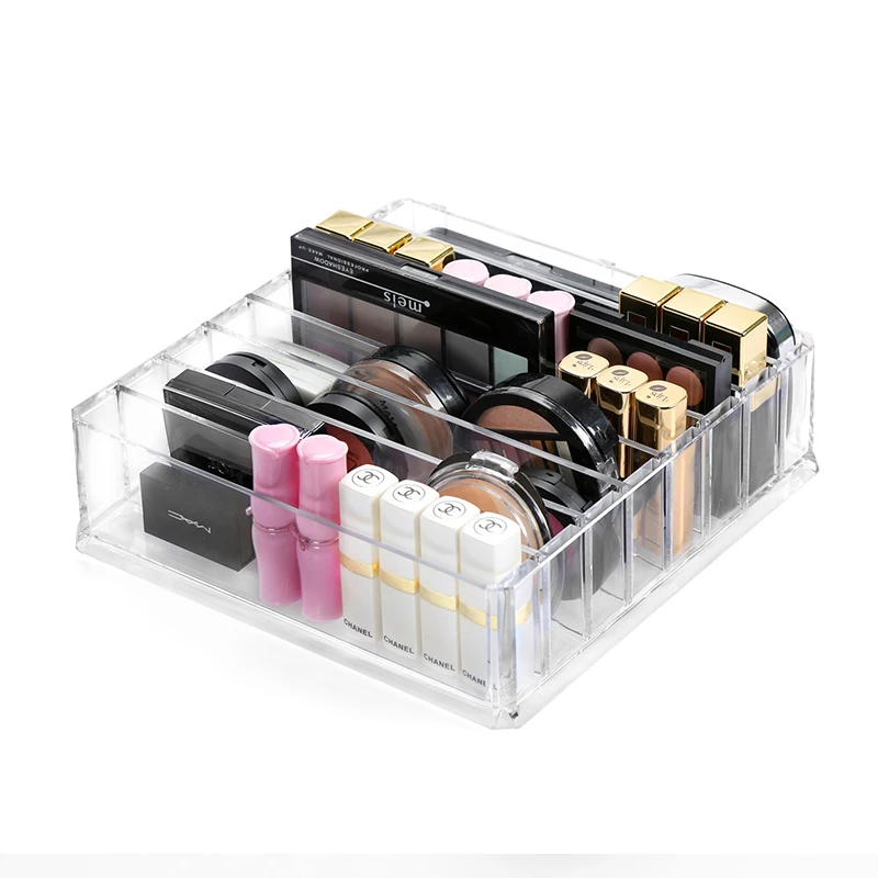 

Makeup Organizer CC Cream Storage Box Lipstick Nail Organizer Cosmetic Jewelry Box Holder Cabinet Powder Display Shelf