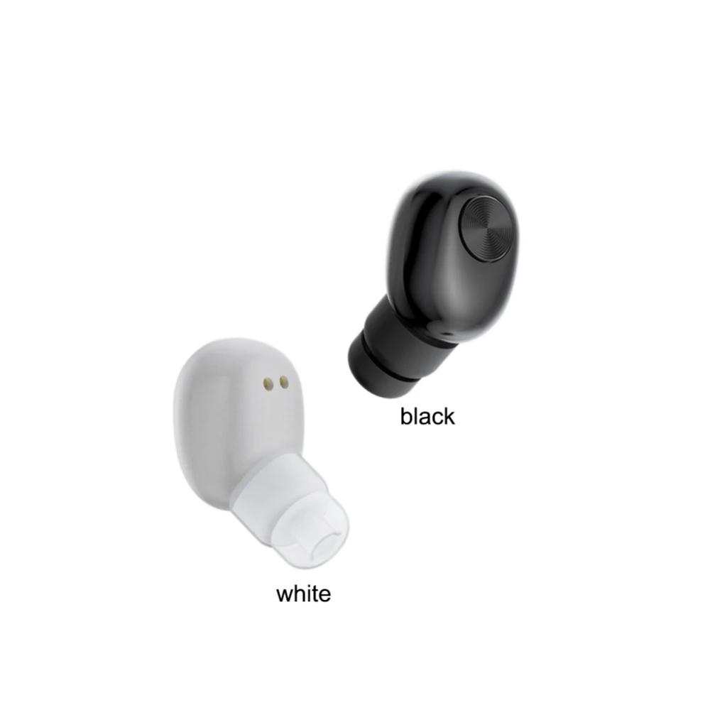 Беспроводные Bluetooth наушники мини гарнитура с зарядным устройством спортивные