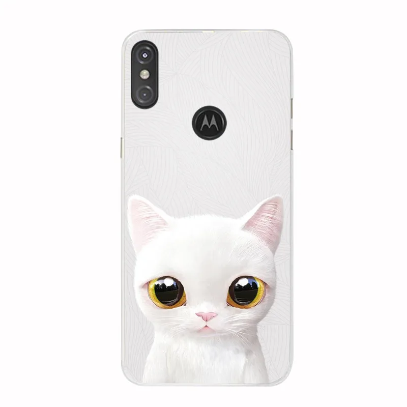 6.2inch Case For MOTO P30 Note Silicone Soft TPU Cover Painted Cartoon Animal Back Motorola One Power Phone Bags |