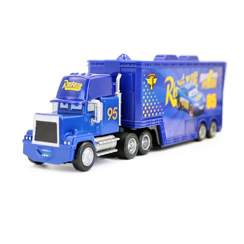 Disney Pixar Cars 2 3 игрушка Молния Маккуин Джексон шторм Мак UncleTruck King 1:55 литой металлический игрушечный автомобиль Детский подарок на день рождения - Цвет: uncle 2