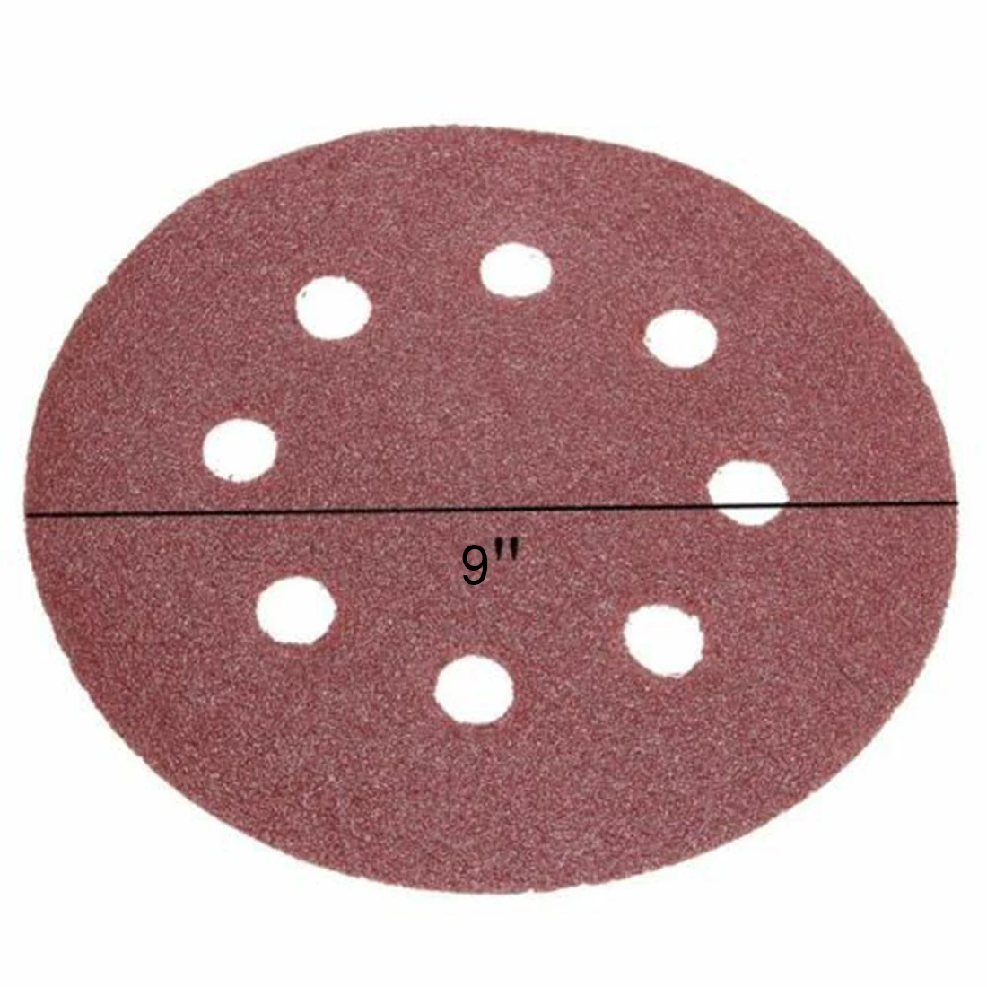 

10pcs Hook & Loop 9 Inch 10 Hole 40 Grits Sand Paper Sanding Discs Sanderpaper