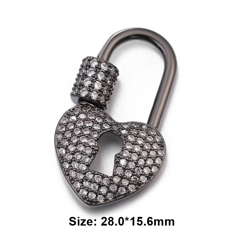 Metal Black Juya DIY застежки для ювелирных изделий, принадлежности, Застежка ручной работы, застежка для лобстера, аксессуары для роскошного рукоделия, бисероплетение, изготовление ювелирных изделий - Цвет: Metal Black