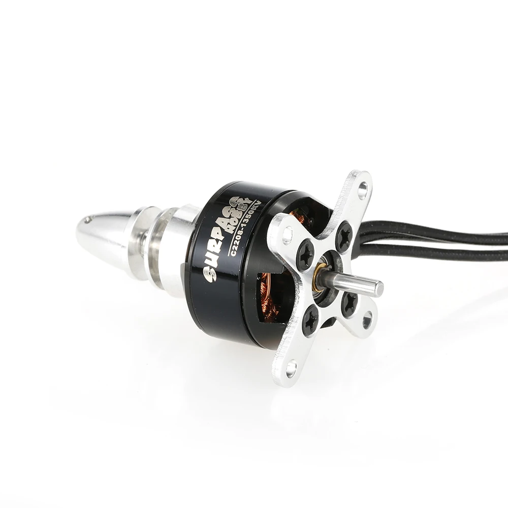 2208 1350KV 14 полюсов RC бесщеточный двигатель и 20A ESC 2-4S для самолета с фиксированным