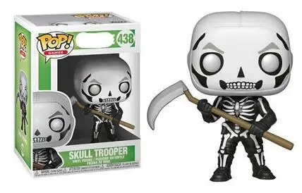Funko Pop Fortinite фигурка модель игрушки 10 см - Цвет: Skull TroopeWith Box