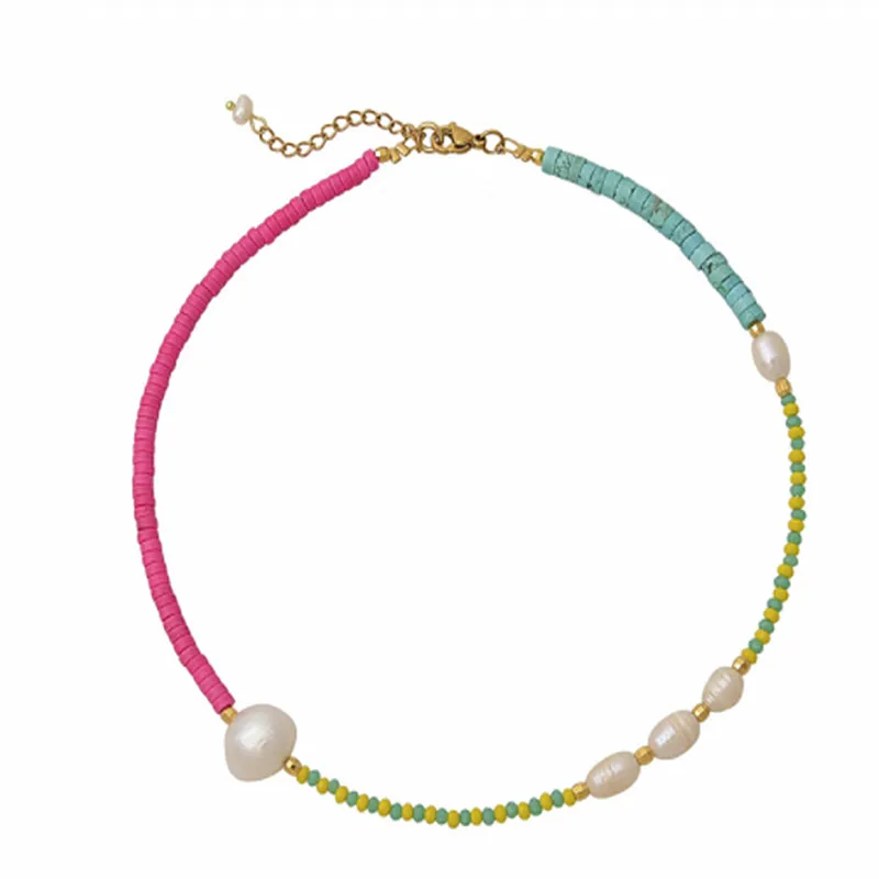 Ожерелье с подвеской из пресноводного жемчуга в стиле барокко | Украшения и