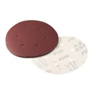 6-дюймовый150 мм шлифовальный диск 40-2000 Grits 6 отверстий оксид алюминия Флокирование задних песочников для пескоструй 100 шт
