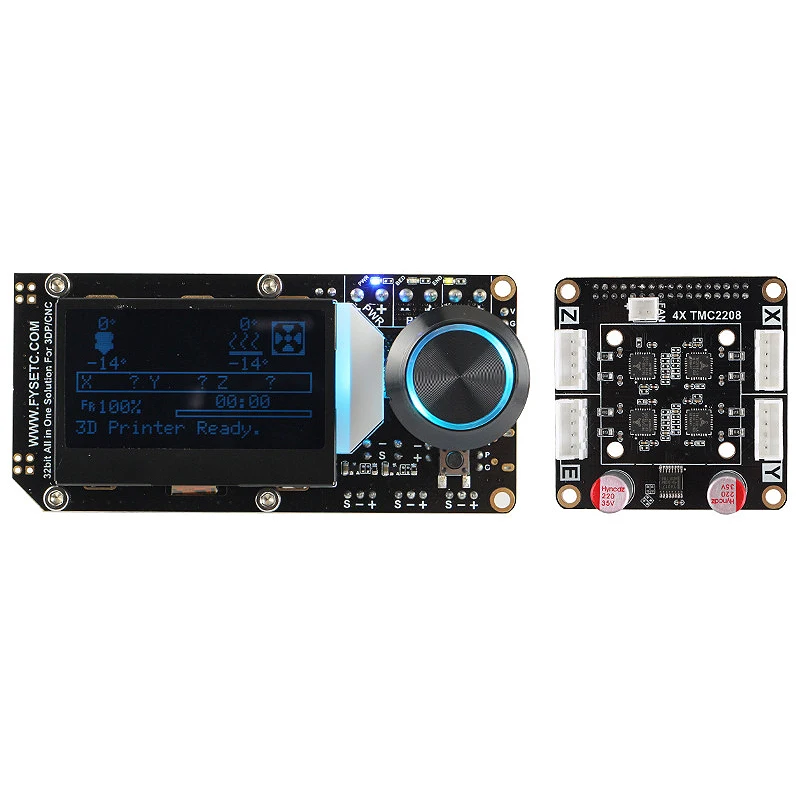 Для AIO II V3.2MCU 32 бит основная плата управления + драйвера интегрированная 4 TMC2208 ler 3D