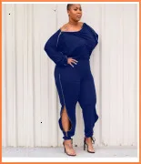 Plus Size 5xl Women Two Piece Set Top And Pants Tracksuit Sweatsuit Outfits Vintage Leopard Patchwork Casual Sets Autumn Winter