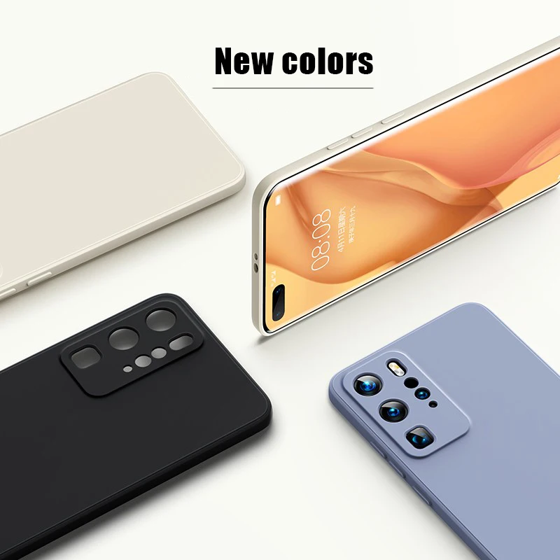 

Squre Liquid Case for Huawei P20 P30 P40 Pro Lite P Smart 2019 2021 Mate 20 Nova 5t y9s Honor 8X 8 9 10 20 Lite 10i 20i Cover