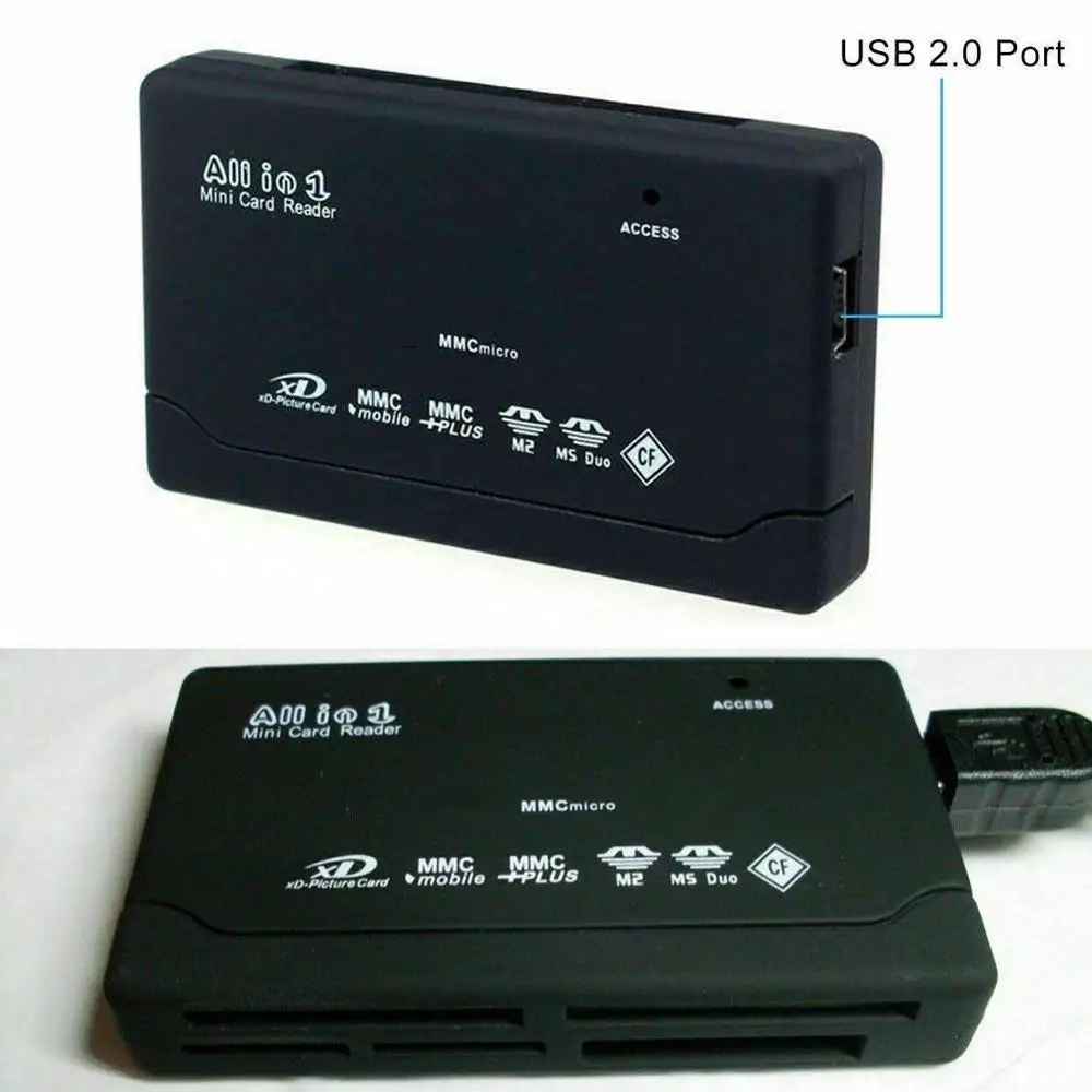 Все в одном кардридер Универсальный M2 XD CF Micro SD USB 2 0 высокоскоростная карта