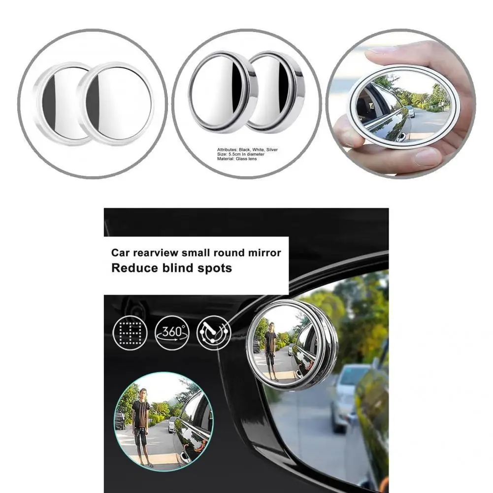 

1 пара, прочные регулируемые автомобильные зеркала заднего вида, Автомобильное зеркало заднего вида, самоклеящиеся, плотно прилипающие