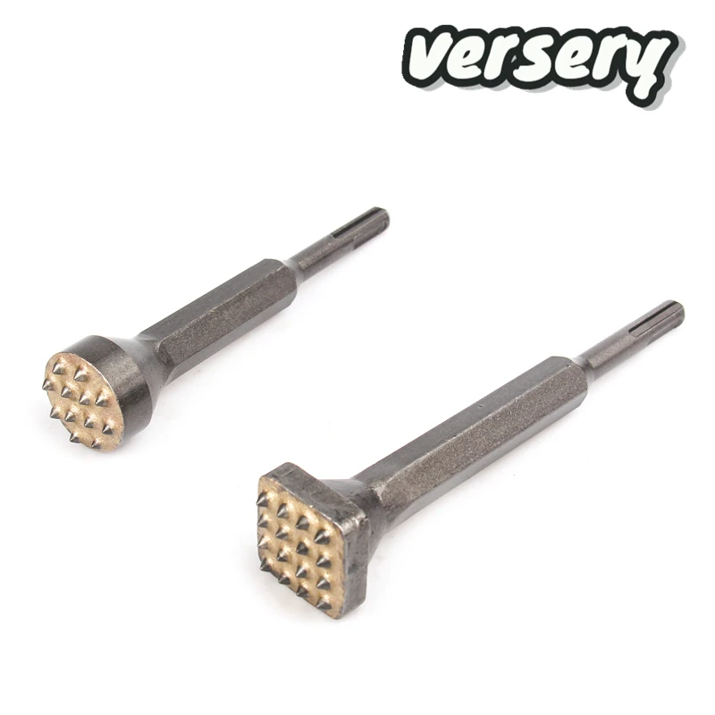 

Free Shipping Alloy Point Groove Gouge Flat Round Electric Flower Hammer Drill Bit Stone Slab/Bridge/Wall/Cement Pavement Chisel