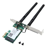 pohiks 1pc high speed 300450mbps pci e network card dual band wireless wi fi network adapter cards computer accessories