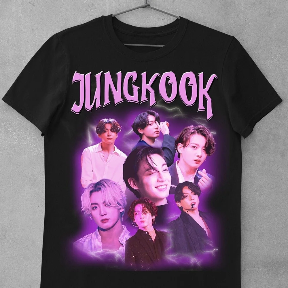 

Jungkook Jk Bangtan Boys Bangtan Senyeondan Kpop Vintage Style Customized T Shirt Df083