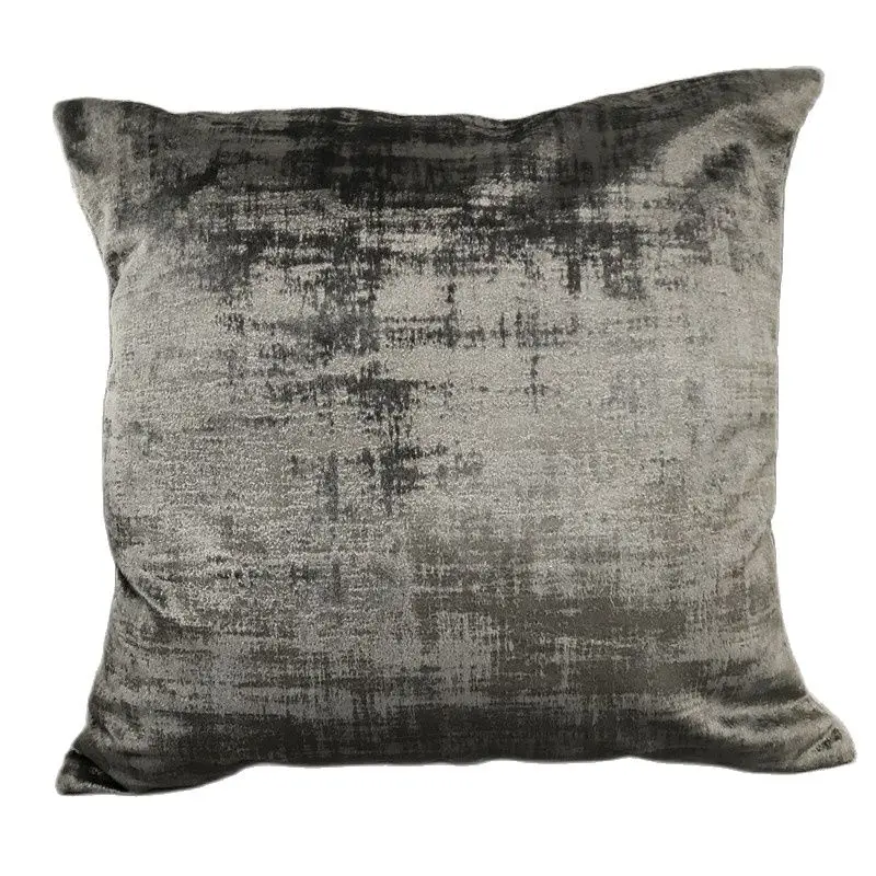 

OEM темно-серый тисненый диван, наволочка, домашний декоративный бархатный квадратный чехол для подушки с принтом