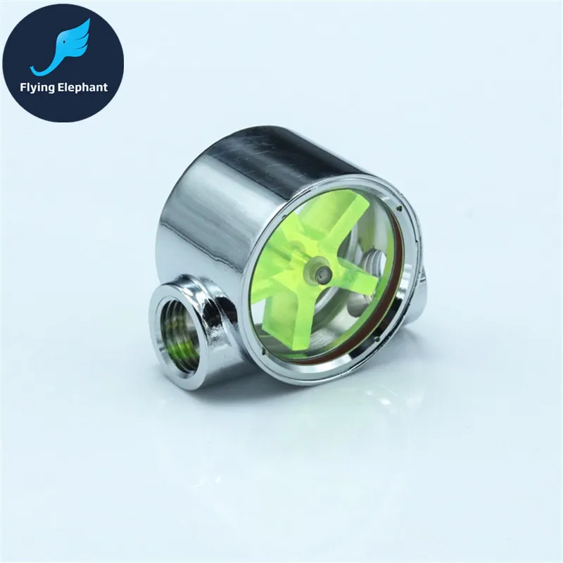 Счетчик расхода воды полностью медный гальванизированный 2 способа G1/4 Спидометр