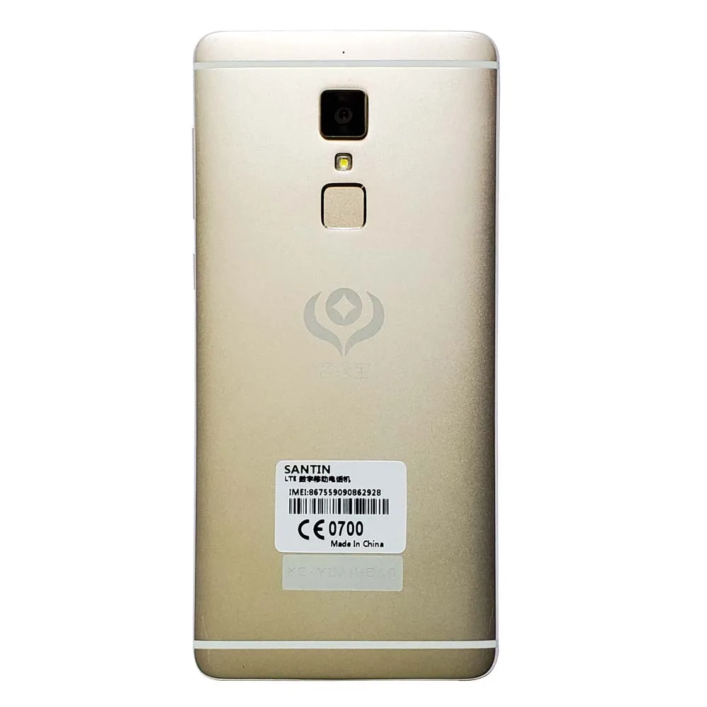Сенсорный ID SANTIN KE1 металлический корпус 5,25 ''Full HD 4G LTE смартфон четырехъядерный телефон MTK6735 Android 6,0 2 Гб ram 16 Гб rom сотовый телефон