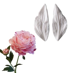 Силиконовые формы с пионами, листьями, цветами, винилами, помадкой, сахарный из мастики, смолы, глины, бумаги для воды, инструменты для украшения торта M2152 - изображение